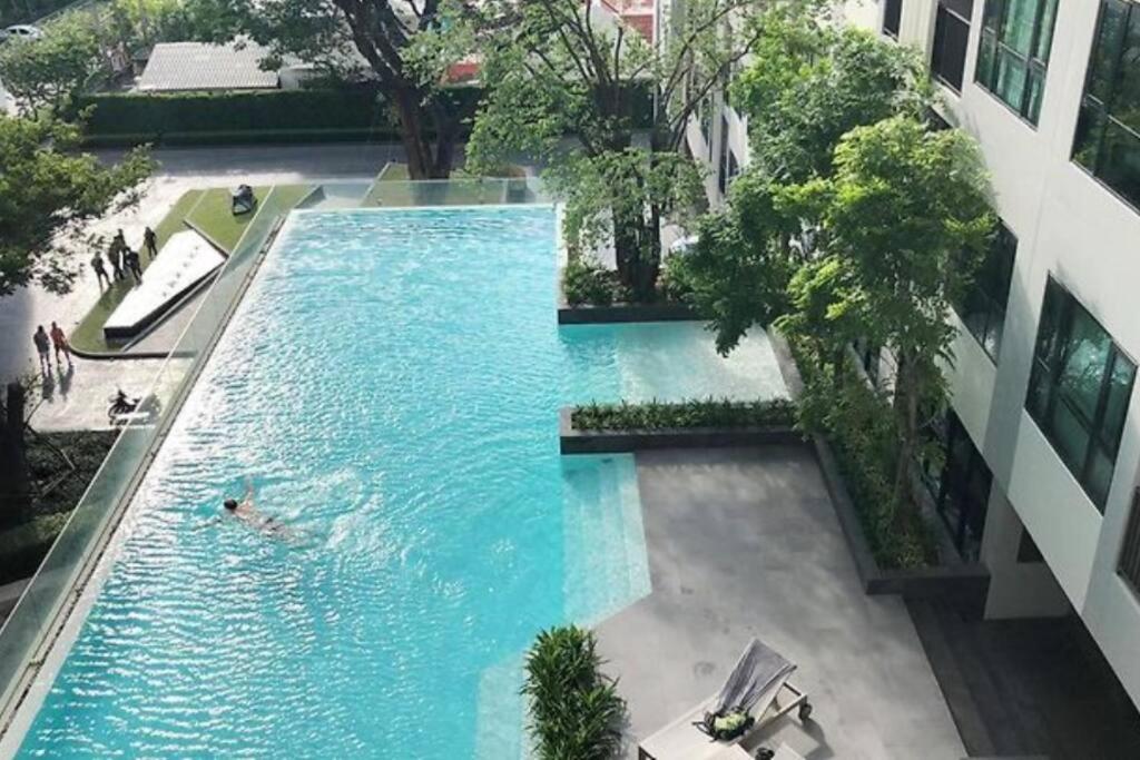 The Base Condo Center Of Pattaya Rooftop Swimming Pool Exterior foto